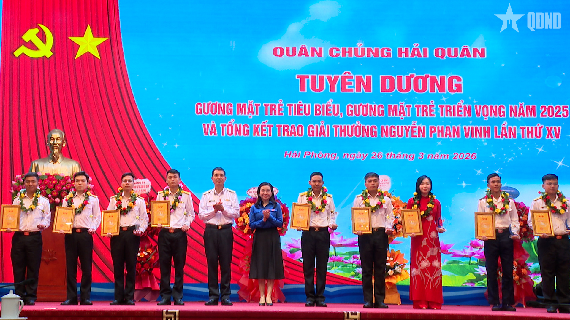 Quân chủng Hải quân tuyên dương cán bộ, đoàn viên, thanh niên tiêu biểu xuất sắc

